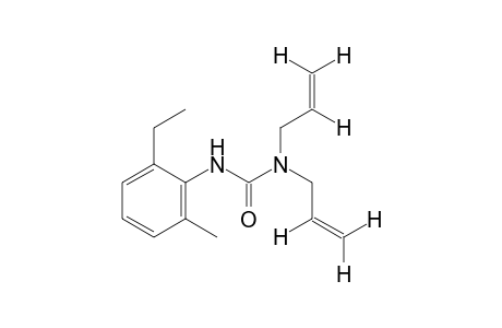 1,1-diallyl-3-(6-ethyl-o-tolyl)urea