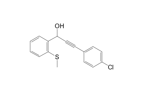 3-(4-Chlorophenyl)-1-(2-(methylthio)phenyl)prop-2-yn-1-ol