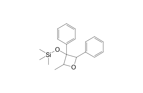 (3RS)-2,3-Diphenyl-4-methyl-3-[(trimethylsilyl)oxy]oxetane