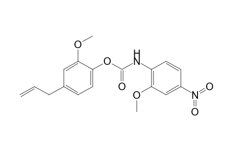 (2-Methoxy-4-nitrophenyl)carbamic acid, 4-allyl-2-methoxyphenyl ester