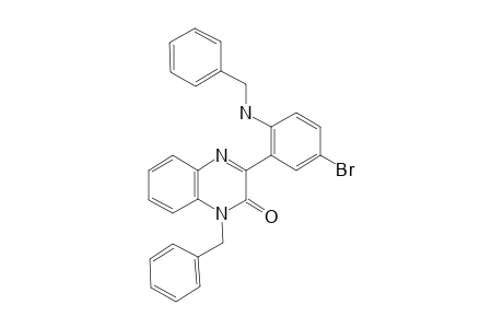 2(1H)-Quinoxalinone, 3-[5-bromo-2-[(phenylmethyl)amino]phenyl]-1-(phenylmethyl)-