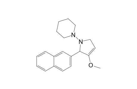 N-Piperidino-2-.beta.-naphthyl-3-methoxy-2,5-dihydropyrrole