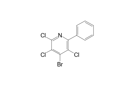 4-Bromo-2,3,5-trichloro-6-phenylpyridine