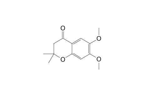 6,7-Dimethoxy-2,2-dimethyl-4-chromanone