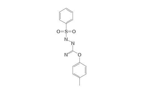 3-(phenylsulfonyl)carbazimidic acid, p-tolyl ester