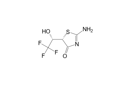 (5S,1'S)-2-AMINO-(2,2,2-TRIFLUORO-1-HYDROXYMETHYL)-5H-THIAZOL-4-ONE