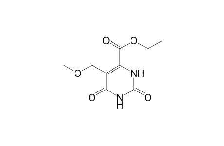 2,6-dioxo-5-(methoxymethyl)-1,2,3,6-tetrahydro-4-pyrimidinecarboxylic acid, ethyl ester