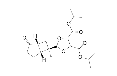 6-[(4R,5R)-4,5-BIS-(ISOPROPYLOXYCARBONYL)-1,3-DIOXOLANE-2-YL-6-METHYL-BICYCLO-[3.2.0]-HEPTAN-2-ONE;MINOR-PRODUCT