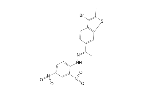 3-bromo-2-methylbenzo[b]thien-6-yl methyl ketone, 2,4-dinitrophenylhydrazone