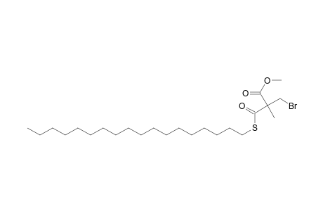 2-(Bromomethyl)-2-methyl-3-(octadecylthio)-3-oxopropanoic acid methyl ester