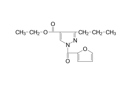 1-(2-furoyl)-3-propylpyrazole-4-carboxylic acid, ethyl ester