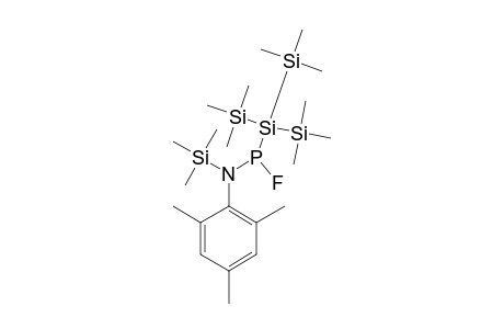 FLUORO-(2,4,6-TRIMETHYLPHENYL-TRIMETHYLSILYL)-AMINO-TRIS-(TRIMETHYLSILYL)-SILYL-PHOSPHANE