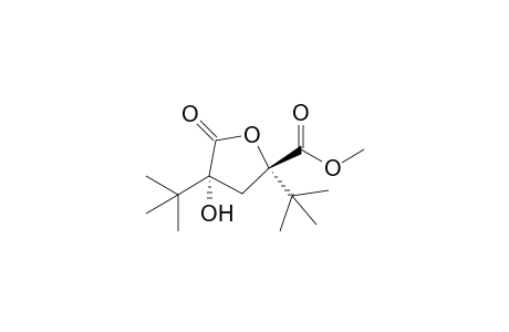 Methyl (cis)-2-hydroxy-2,4-bis(t-butyl)-.gamma.-butyrolactone-4-carboxylate