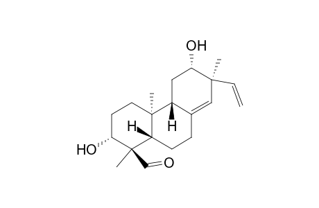 3.alpha.,12.alpha.-Dihydroxy-ent-8(14),15-isopimaradien-18-al