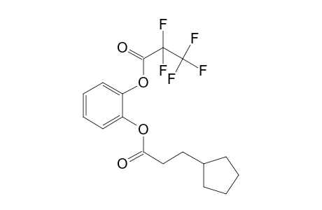 1,2-Benzenediol, o-(3-cyclopentylpropionyl)-o'-(pentafluoropropionyl)-