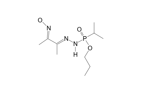 O-PROPYLISOPROPYL-2-(1-METHYL-2-OXOPROPYLIDENE)-PHOSPHONOHYDRAZIDO-OXIME