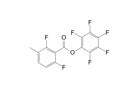 2,6-Difluoro-3-methylbenzoic acid, pentafluorophenyl ester