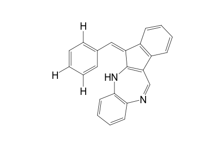 12-(Phenylmethylene)benzo[b]indeno[1,2-f]-1,4-diazepine