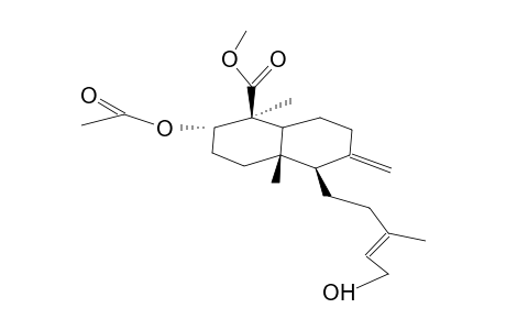 METHYL-3-ALPHA-ACETOXY-15-HYDROXY-LABD-8(17),13E-DIEN-19-OATE