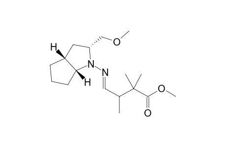 Methyl (3R/S,2'R,3a'R,6a'R)-4-{[2'-(methoxymethyl)perhydrocyclopenta[b]pyrrolidin-1'-yl]imino}-2,3,3-trimethylbutanoate