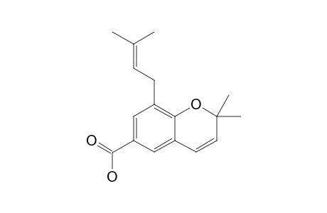 2,2-DIMETHYL-8-(3-METHYL-2-BUTENYL)-2H-CHROMENE-6-CARBOXYLIC ACID