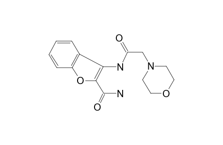 Benzofurane-2-carboxamide, 3-[2-(4-morpholyl)-1-oxoethylamino]-