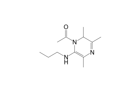 1-Acethyl-1,2-dihydro-2,3,5-trimethyl-6-n-propylaminopyrazine