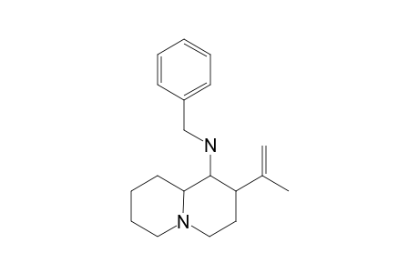 (1rs,2rs,9Asr)-1-benzylamino-2-isopropenylquinolizidine