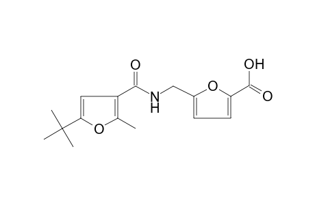 5-[[(5-tert-butyl-2-methyl-3-furoyl)amino]methyl]-2-furoic acid