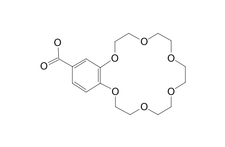 ,7,9,10,12,13,15,16,18,19-Decahydro-5,8,11,14,17,20-hexaoxa-BENZOCYCLOOCTADECENE2-car- boxylic acid