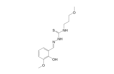2-hydroxy-m-anisaldehyde, 4-(3-methoxypropyl)-3-thiosemicarbazone