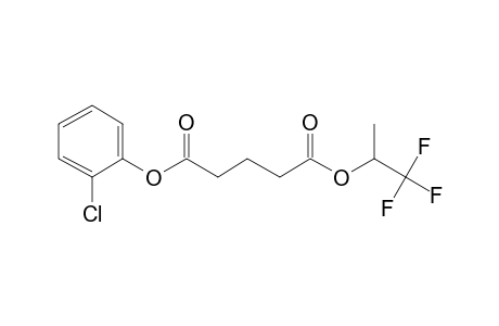 Glutaric acid, 1,1,1-trifluoroprop-2-yl 2-chlorophenyl ester