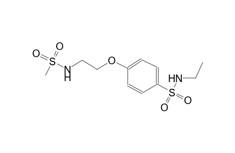 N-ethyl-4-{2-[(methylsulfonyl)amino]ethoxy}benzenesulfonamide