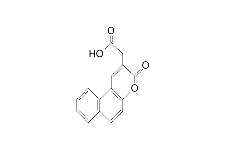 3H-Naphtho[2,1-b]pyran-2-acetic acid, 3-oxo-