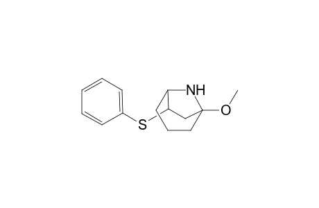 1-Methoxy-6-phenylthio-8-azabicyclo[3.2.1]octane isomer