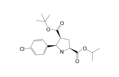 (2S,4S,5R)-5-(4-Chloro-phenyl)-pyrrolidine-2,4-dicarboxylic acid 4-tert-butyl ester 2-isopropyl ester