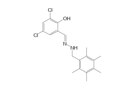 3,5-Dichlorosalicylaldehyde, (2,3,4,5,6-pentamethylbenzyl)hydrazone