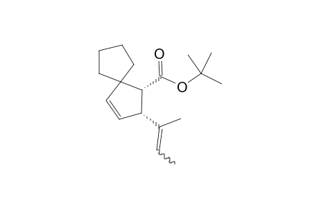 tert-Butyl (1R,2R)-2-(but-2-en-2-yl) spiro[4.4]non-3-enecarboxylate