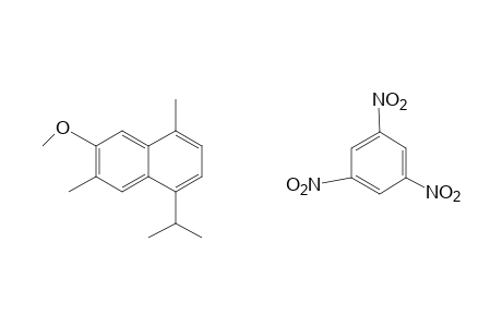 1,6-Dimethyl-4-isopropyl-7-methoxynaphthalene, compound with 1,3,5-trinitrobenzene (1:1)