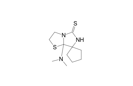 Spiro[cyclopentane-1,7'(7'aH)-imidazo[5,1-b]thiazole]-5'(6'H)-thione, 7'a-(dimethylamino)dihydro-