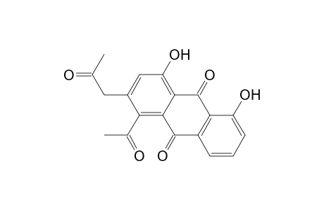 1-ACETYL-4,5-DIHYDROXY-2-(2-OXOPROPYL)-ANTHRAQUINONE