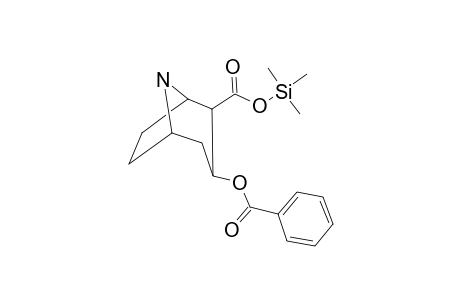 Benzoylnorecgonine, trimethylsilyl ester