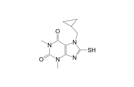 7-Cyclopropylmethyl-8-mercapto-1,3-dimethyl-3,7-dihydro-purine-2,6-dione