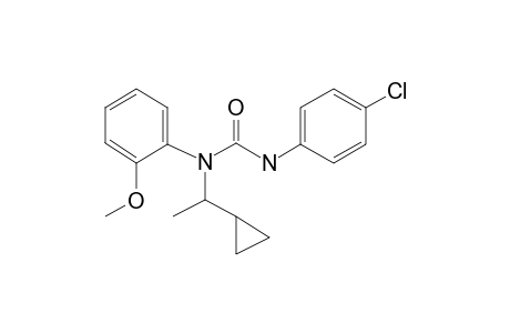 N'-(4-chlorophenyl)-N-(1-cyclopropylethyl)-N-(2-methoxyphenyl)urea