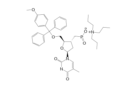 3'-Deoxy-3'-C-[(hydroxyphosphinyl)]-methyl-5'-o-(4-methoxytrityl)-thymidine-triethylamine-salt