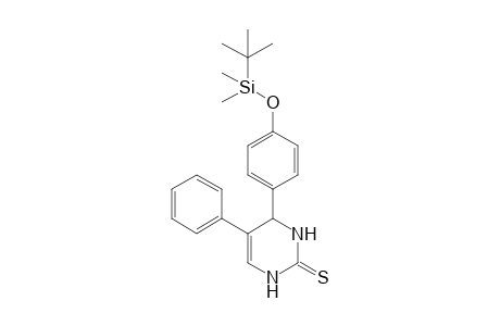 4-[(tert-butyldimethylsilyl)oxy]phenyl-5-phenyl-3,4-dihydropyrimidine-2(1H)-thione