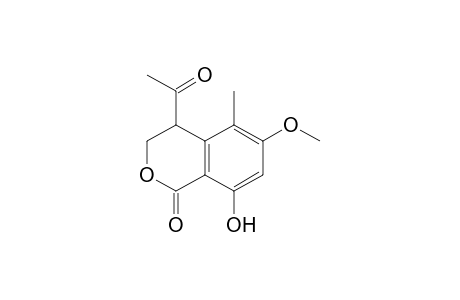 4-ACETYL-8-HYDROXY-6-METHOXY-5-METHYLISOCOUMARIN