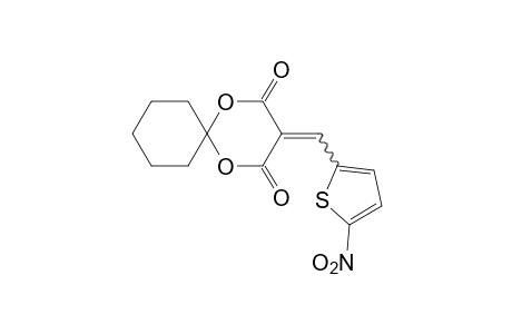 (5-nitro-2-thenylidene)malonic acid, cyclic cyclohexylidene ester