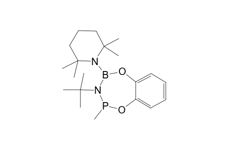 3-TERT.-BUTYL-3,4-DIHYDRO-2-METHYL-4-(2,2,6,6-TETRAMETHYLPIPERIDINO)-2H-1,5,3,2,4-BENZODIOXAZAPHOSPHABOREPIN