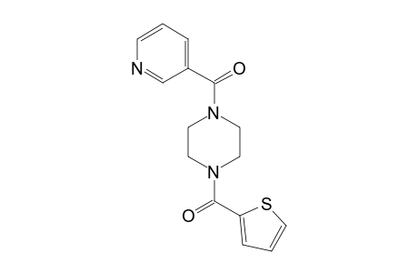 1-(3-Pyridinylcarbonyl)-4-(2-thienylcarbonyl)piperazine